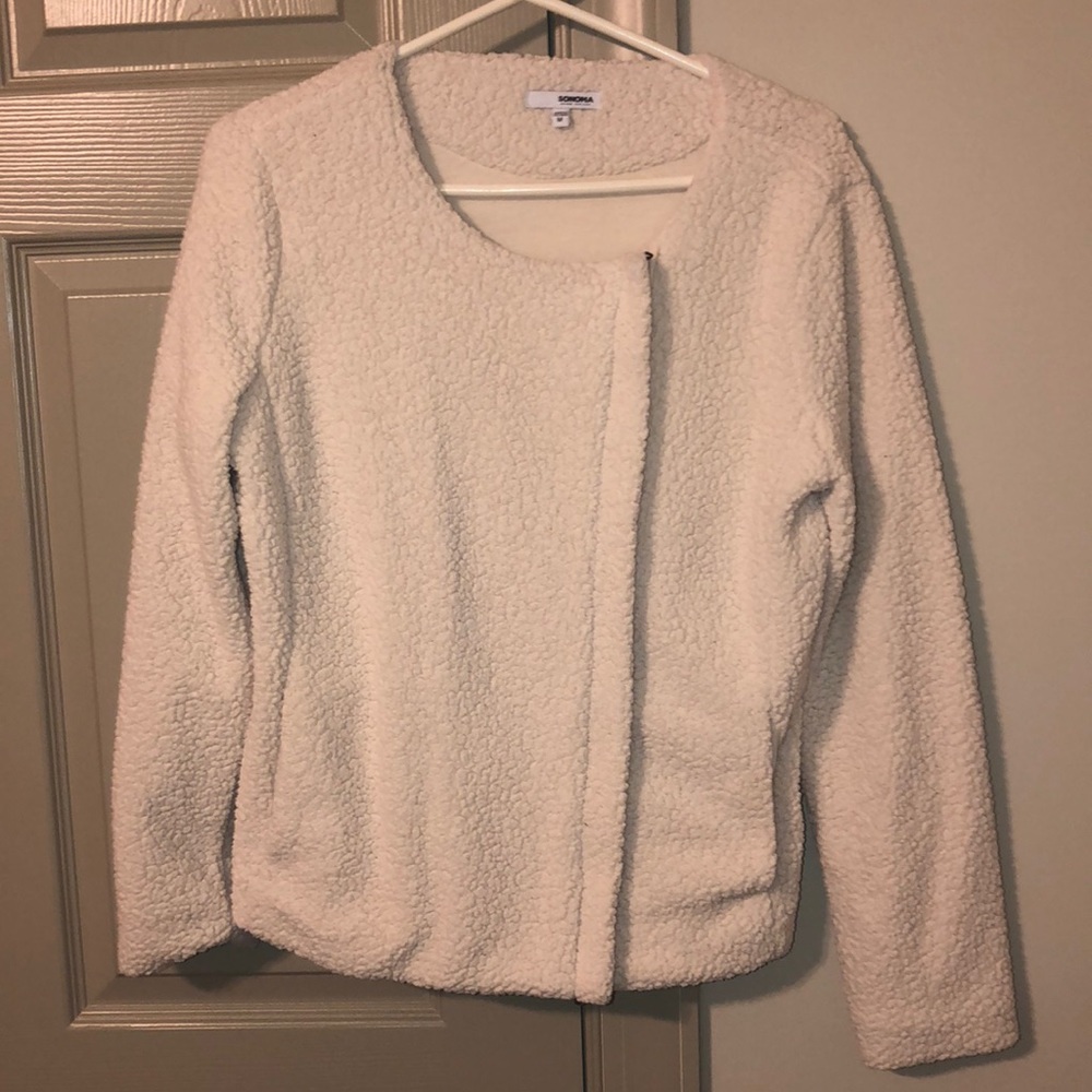 Sonoma Cream Zip Up Fall/Winter Jacket